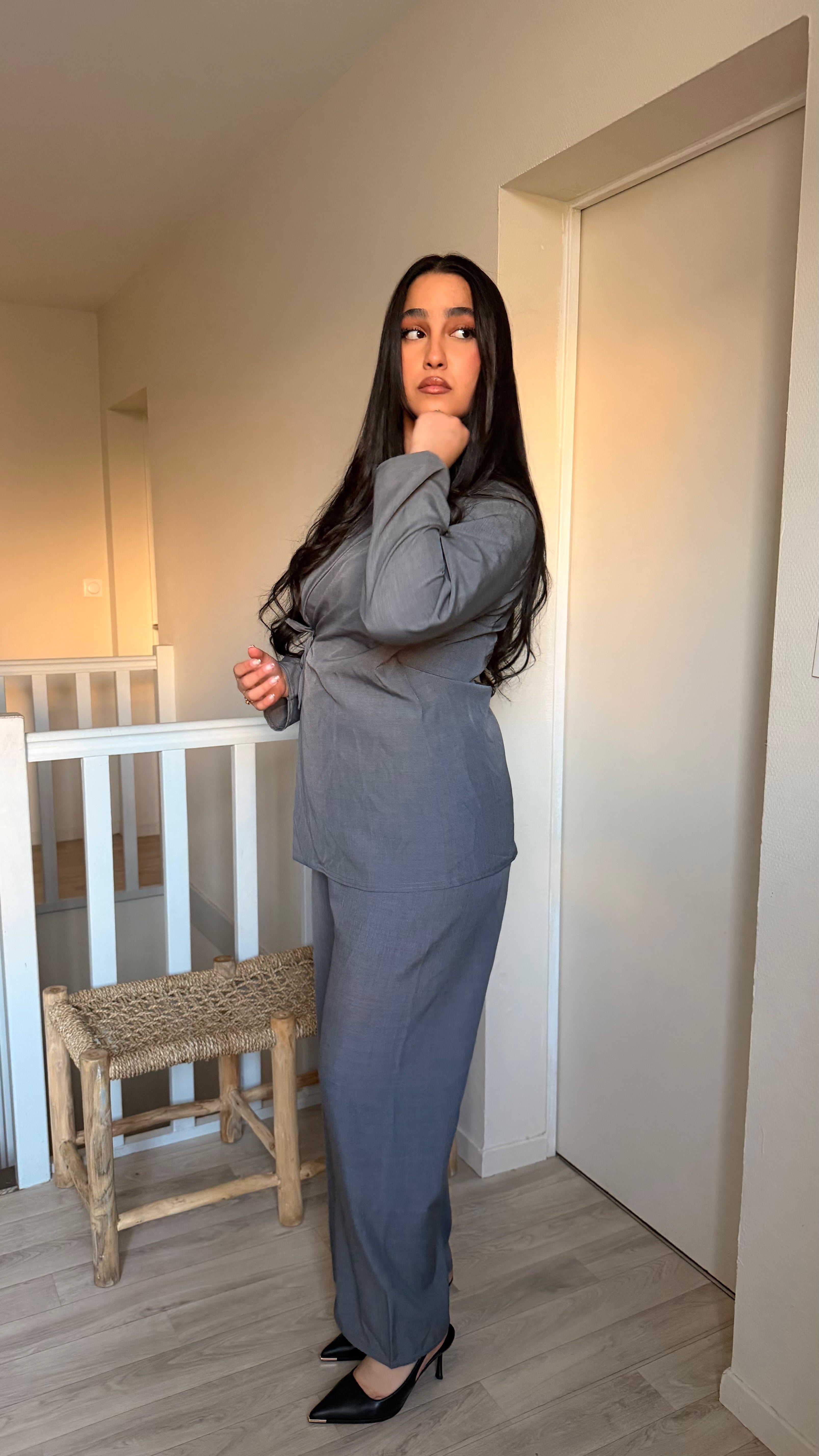 Ensemble Laya gris